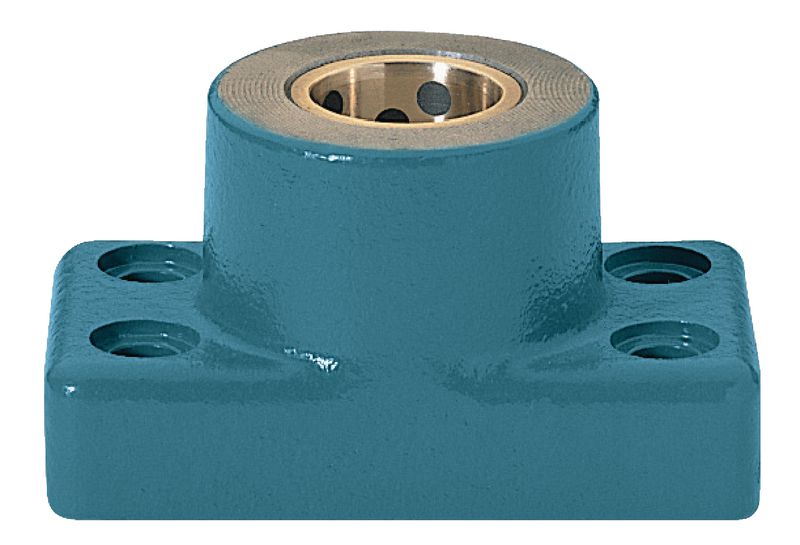 Mounting flange for guide bushes face and top machined | BRW-HU